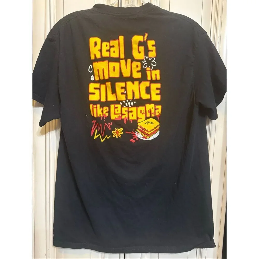 Reason Lil Wayne Youth Real G's Graphic Short Sleeve T-Shirt Black Size 18